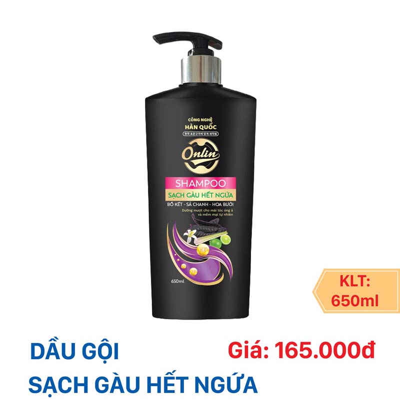 Dầu gội đầu sạch gầu hết ngứa - Gia dg-01