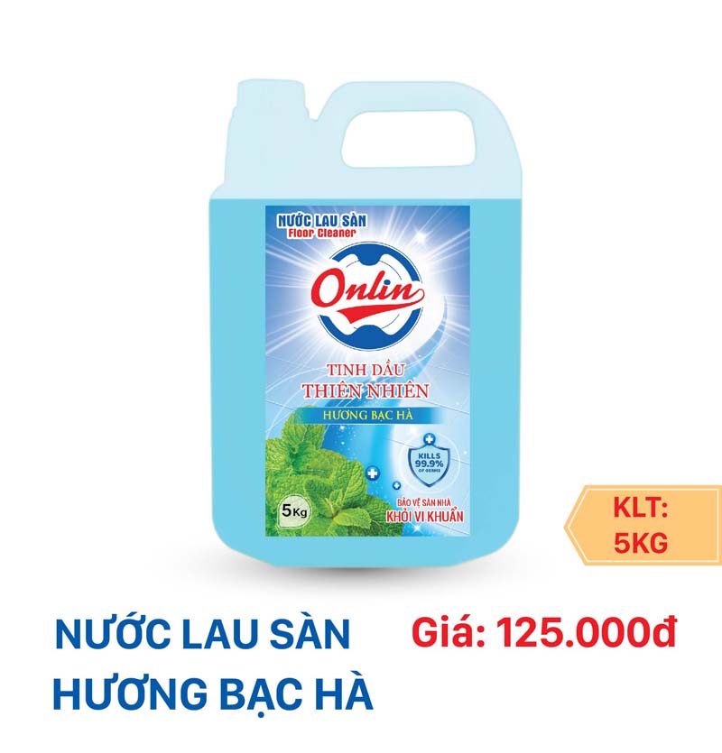 Nước lau sàn hương Bạc Hà - Gia LS-08