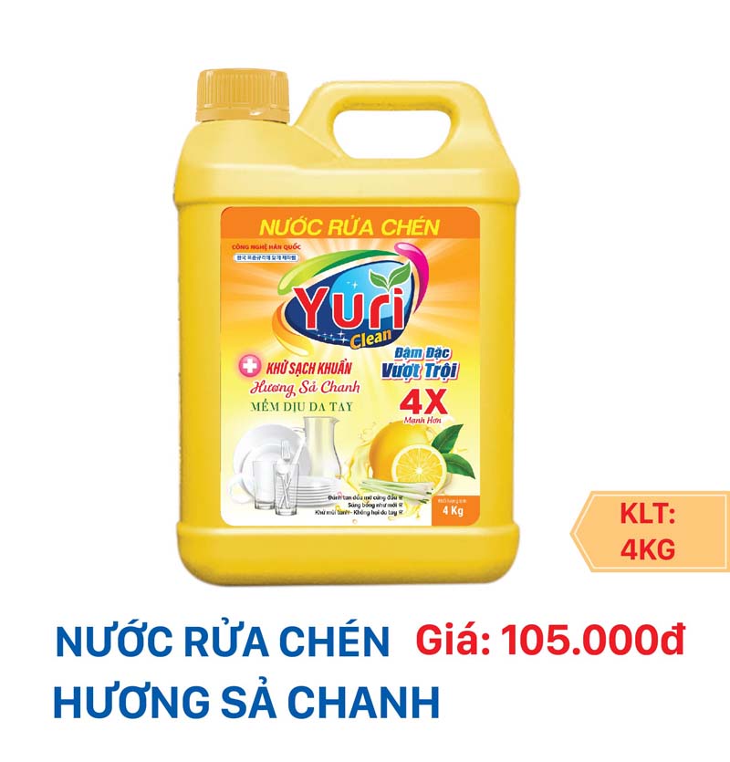 Nước rửa chén hương Sả Chanh - Gia 3-05