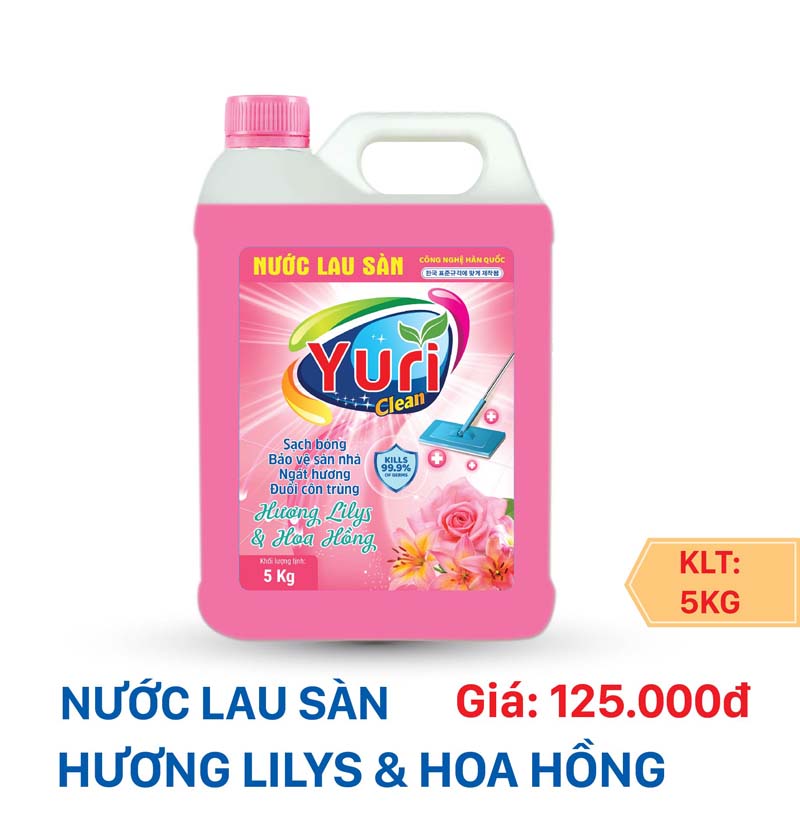 Nước lau sàn nước Lilys & Hoa hồng - Gia 2-05