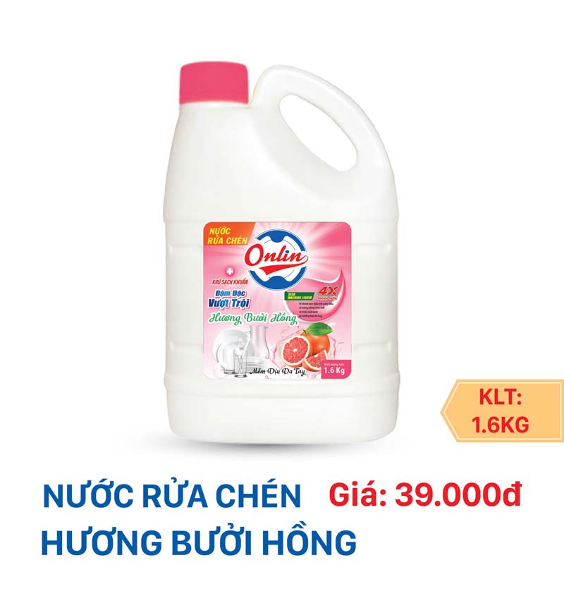 Nước rửa chén hương Bưởi Hồng - Gia RC-09