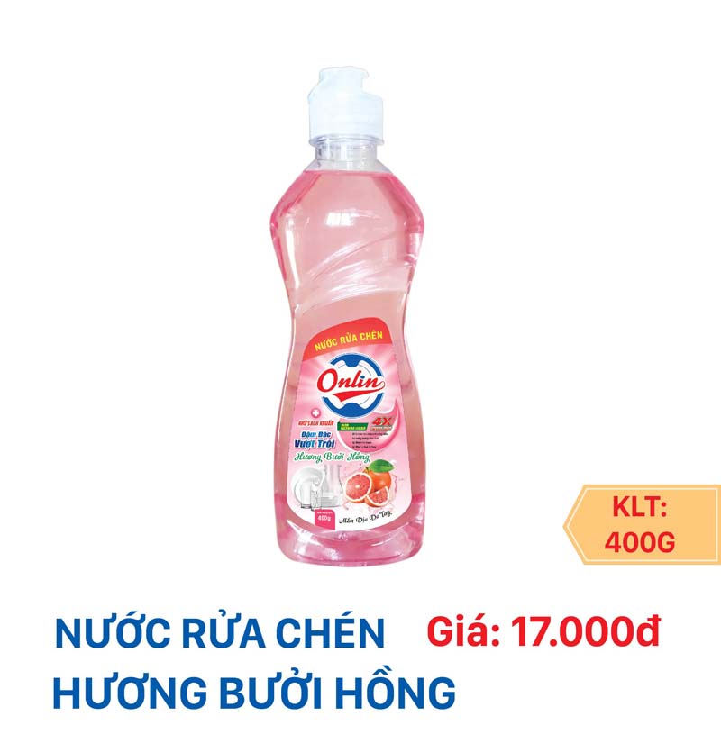 Nước rửa chén hương Bưởi Hồng - Gia RC-10