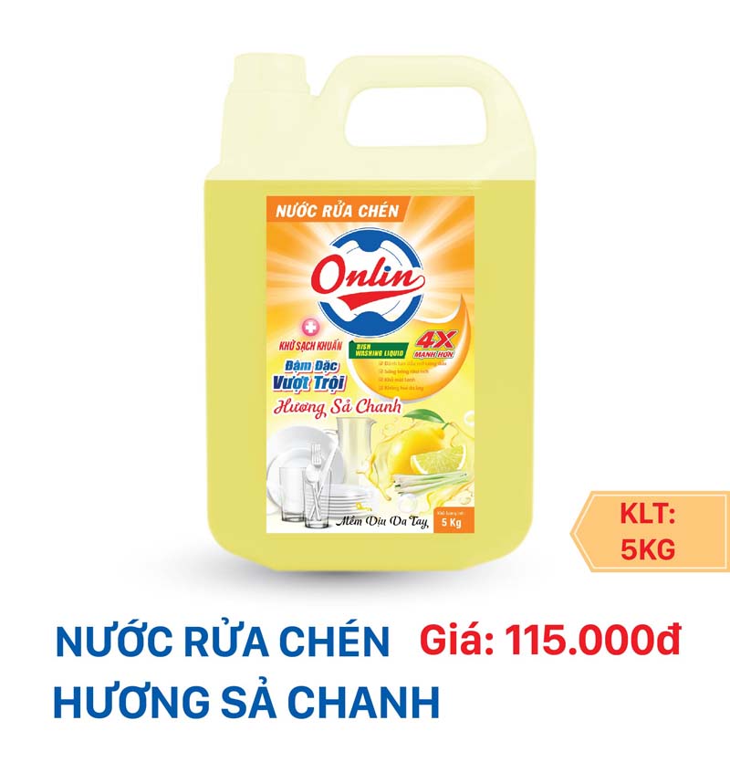 Nước rửa chén hương Sả Chanh - Gia RC-05