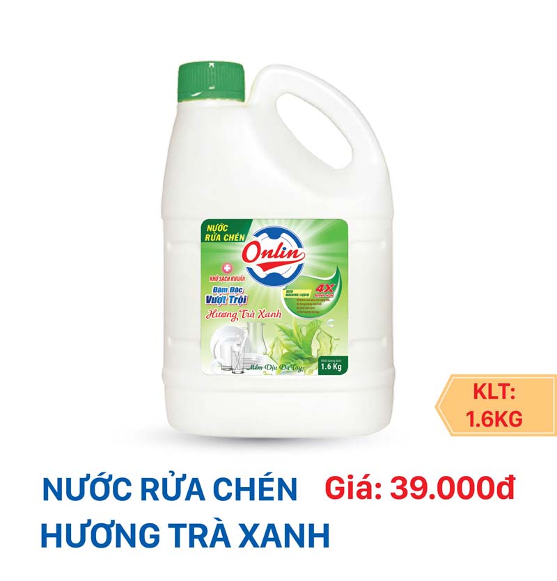 Nước rửa chén hương Trà Xanh - Gia RC-07