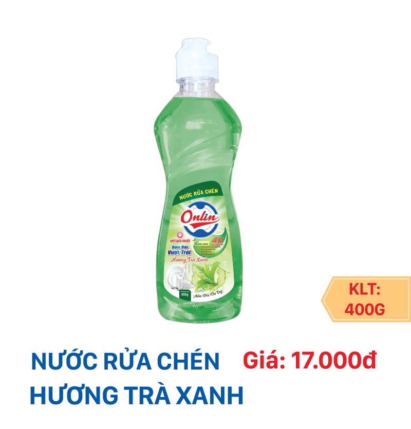 Nước rửa chén hương Trà Xanh - Gia RC-12