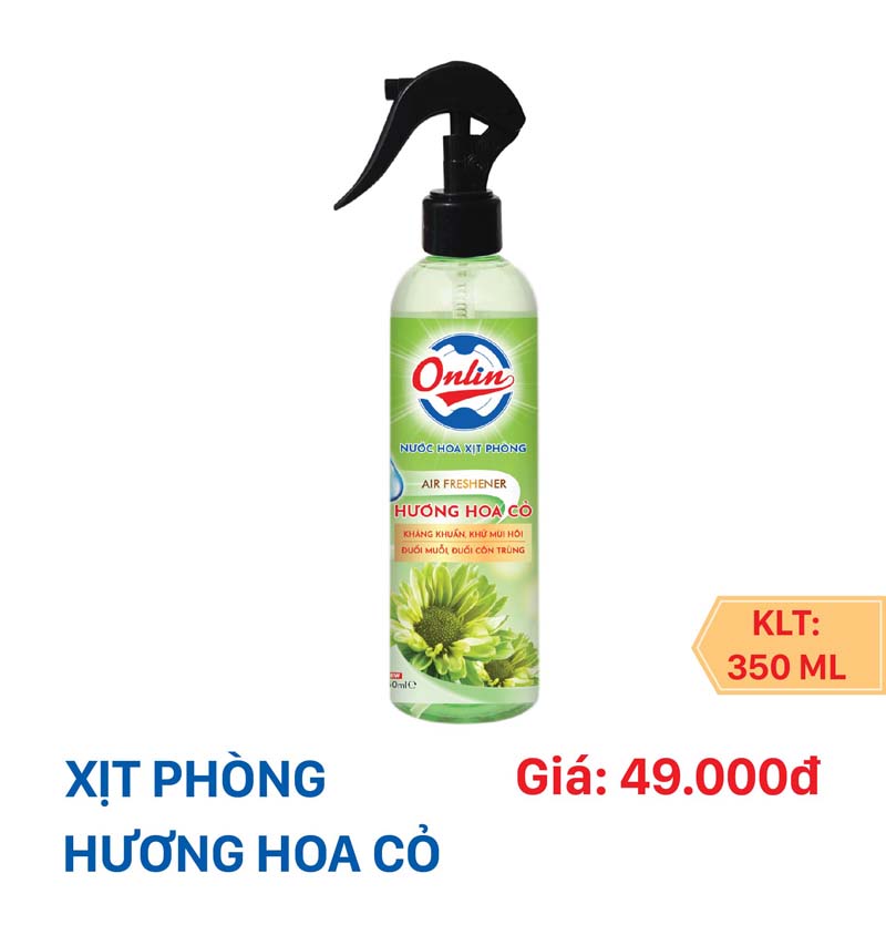 Xịt phòng hương Hoa Cỏ - Gia XP-01