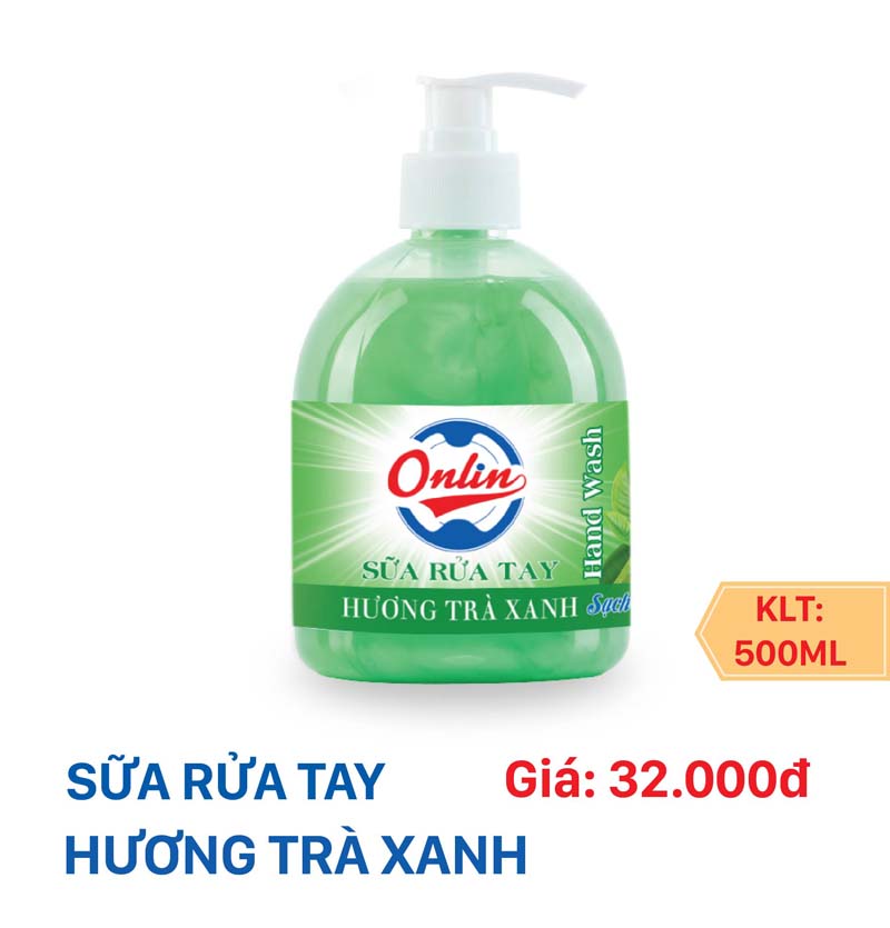 Sửa rửa tay hương trà xanh - Gia LS-09