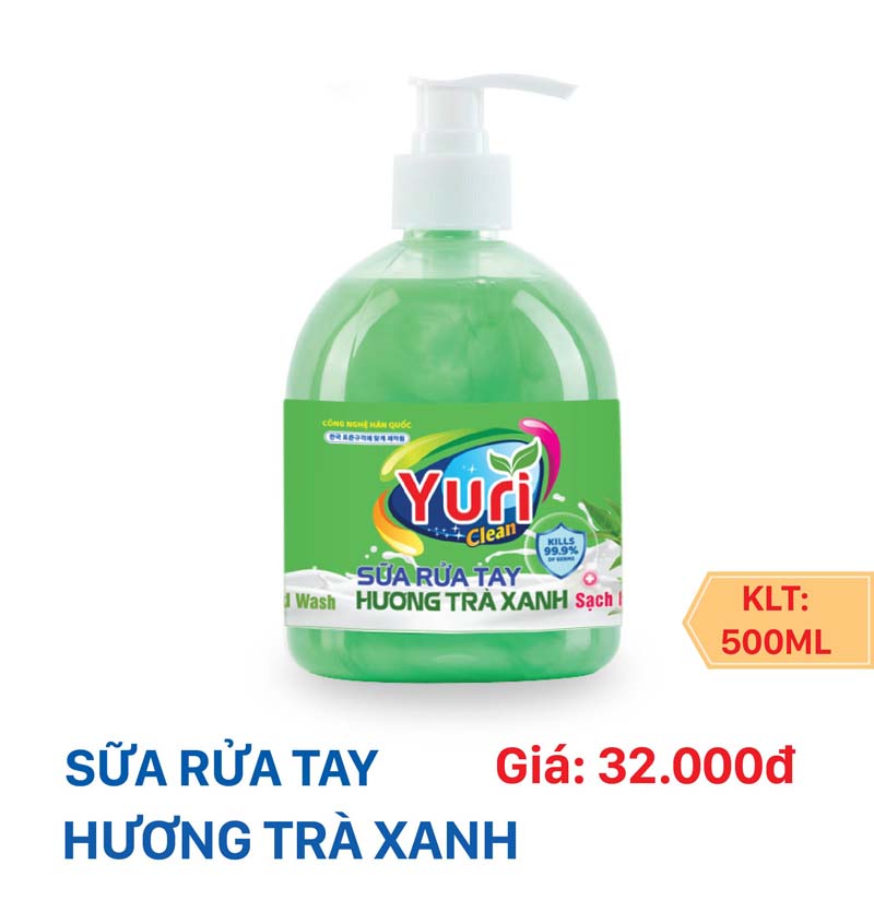 Sữa rửa tay hương trà xanh - Gia 2-09