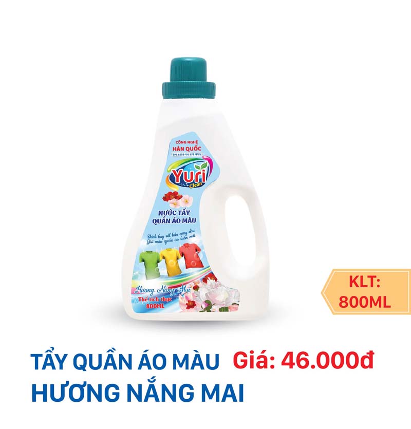 Tẩy quần áo màu hương nắng mai - Gia 3-10