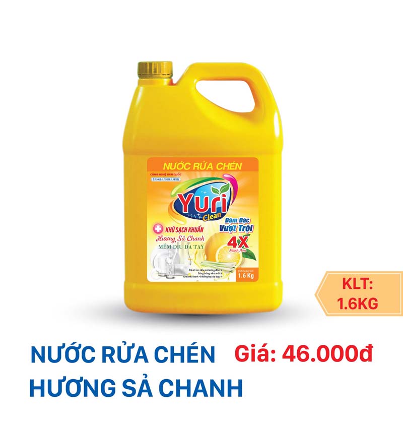 Tẩy quần áo màu hương Sả Chanh - Gia 3-12