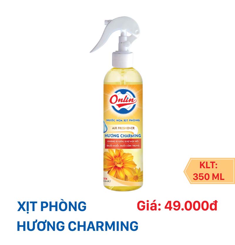 Xịt phòng hương Charming - Gia XP-04