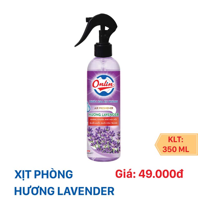 Xịt phòng hương Lavender - Gia XP-02