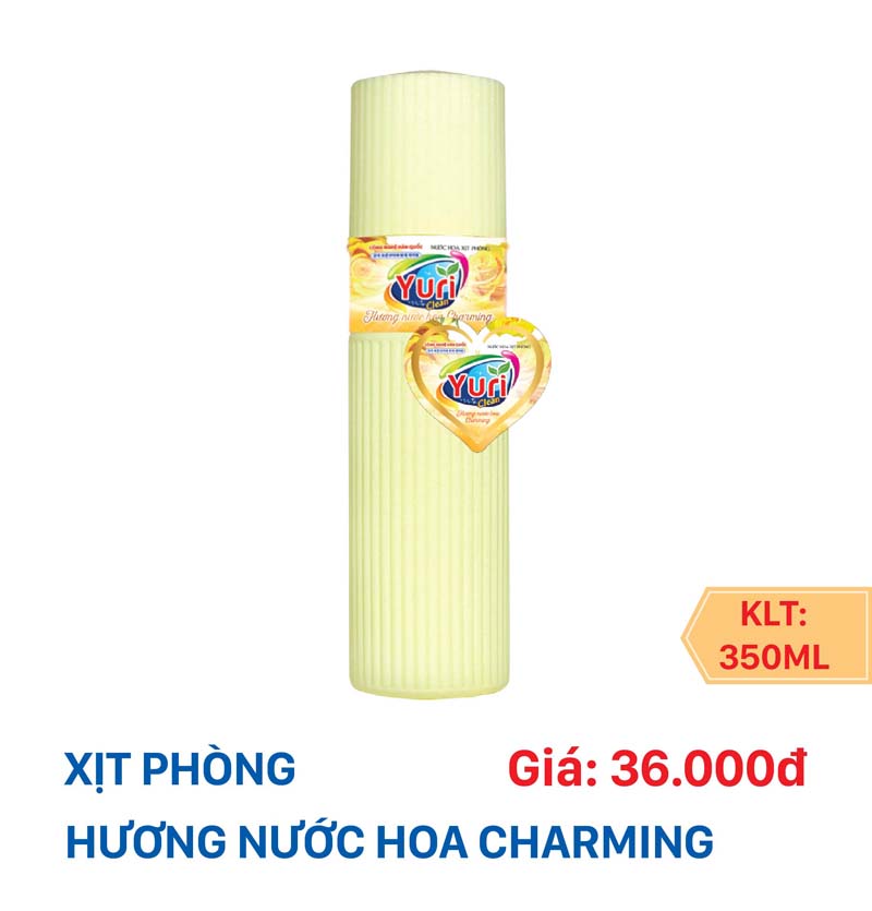 Xịt phòng hương nước hoa Charming - Gia JAVEL YURI-03